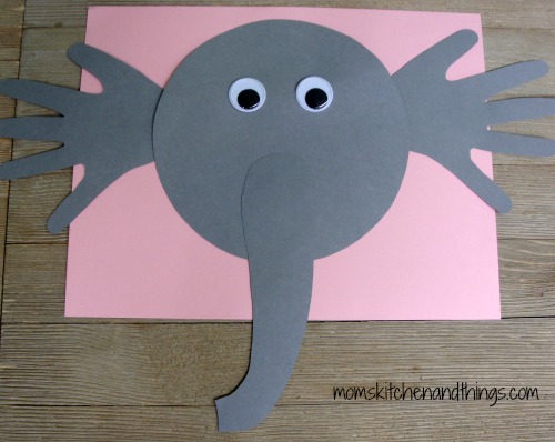 Elephant Handprint Craft For Kids Crafty Morning