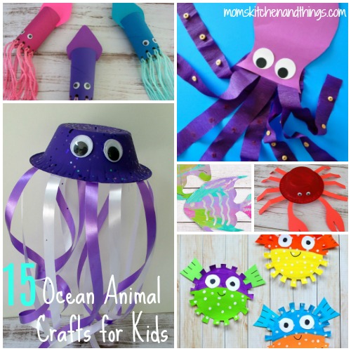 15 Ocean Animal Crafts for Kids - Crafty Morning